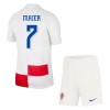 Conjunto (Camiseta+Pantalón Corto) Croacia Majer 7 Primera Equipación Euro 2024 - Niño